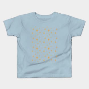 Atomic Starburst Aqua, Orange Kids T-Shirt